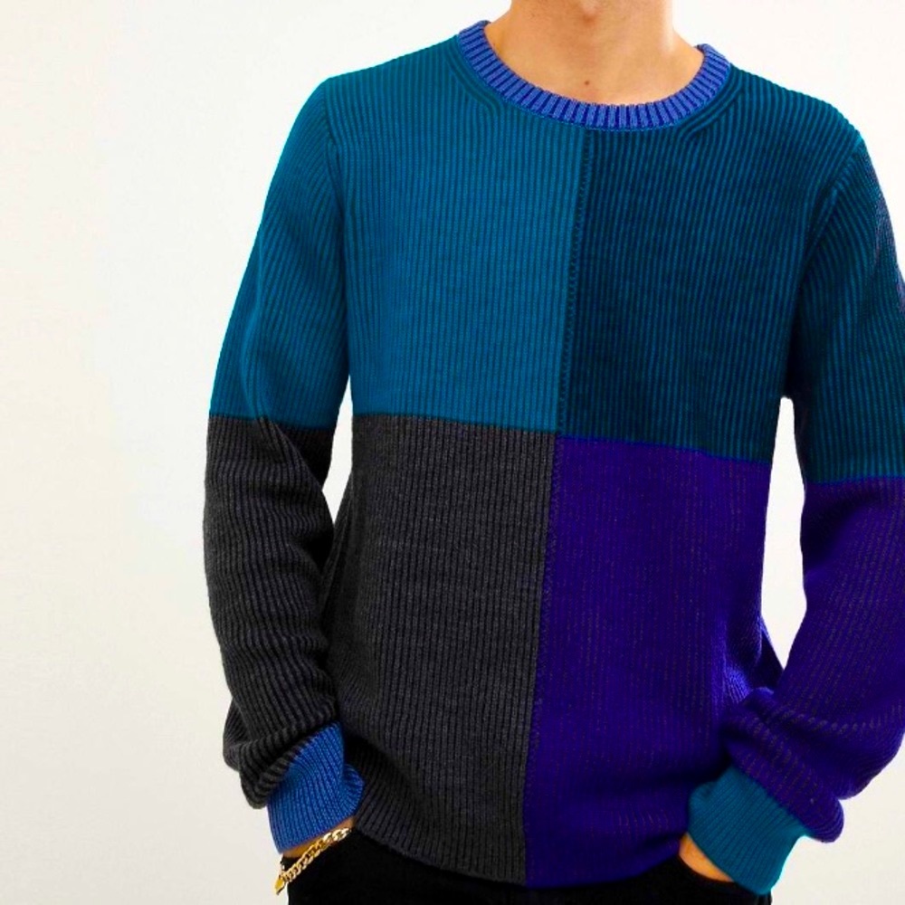 PS Paul Smith Color Block Sweater